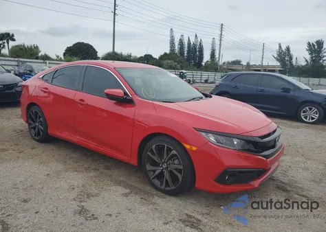 2021 Honda Civic Sport из США, поврежденный, VIN 2HGFC2F82MH556341